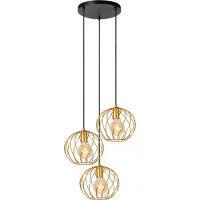 Lucide DANZA – Pendelleuchte – Mattgold / Messing