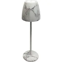 MEGATRON Akku.Tischleuchte Tavola 38cm Marmor