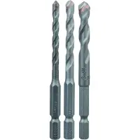Bosch 3-tlg. Fliesenbohrer-Set HEX-9 Ceramic, 5/6/8 mm. Für Bohrmaschinen/Schrauber