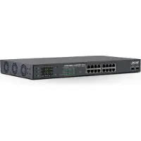 InLine PoE++ Gigabit Netzwerk Switch 16 Port, 1Gb/s, 2xSFP,19"1HE(inkl. Winkel), Gigabit Ethernet (10/100/1000), Power over Ethernet (PoE), Rack-Einbau, 1U