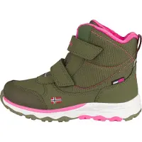 TROLLKIDS Kids Hafjell Winter Boots 35, dusky olive/light magenta