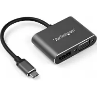 StarTech.com .com USB-C Multiport Adapter - DisplayPort oder VGA - 4K 60Hz, USB Typ-C, DisplayPorts ausgang, VGA-Ausgang (D-Sub), 3840 x 2160 Pixel