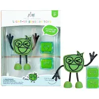 Glo Pals Figur/Sinneswürfel m. Licht - Pippa - Grün - - One Size - Badespielzeug