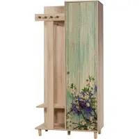 Skye Decor , Garmanto 90 - 727, Hallenstand, Sonoma-Eiche, 100 % MELAMINBESCHICHTETE SPANPLATTEN, 90 x 36 x 192 cm