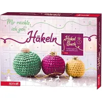 Roth "WollKram" Adventskalender 2023 gefüllt mit 24 praktischem Häkelzubehör für die Vorweihnachtszeit
