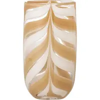 Bloomingville Taven Vase Orange - , Orange, für Wohnzimmer, Glas