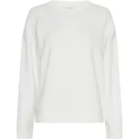 MSCH Copenhagen Damen Pullover & Cardigans Mschima Q Sweatshirt - Creme - Größe M/L