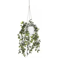Vente-unique Kunstpflanze Bahiana Grün Weiß 20 cm