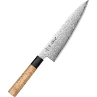 HEZHEN - Blue 2 Damast Kochmesser (PM8B Serie)