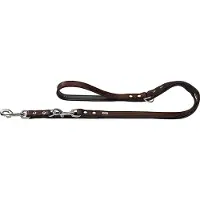 Hunter verstellbare Führleine Basic 13/200 nickel dunkelbraun