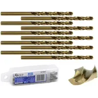 GEKO Bohrer für Metall 4,5 mm HSS, 10er-Pack