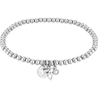 Tamaris Fashion steel beaded bracelet with pendants TJ-0010-B-17 (L)