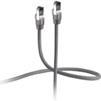 Flexline Flexline-Patchkabel cat. 6A Armored (Trittfest), U/FTP, hochflexibel, grau, 3m