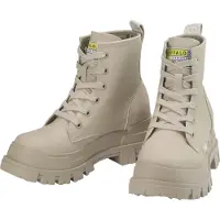 Buffalo Damenschuhe Stiefeletten Schnürer Stiefel Beige Freizeit, Schuhgröße:40 EU