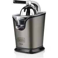 Black & Decker Elektrische Saftpresse 2 Aufsätze Sammelbehälter BXCJ100E