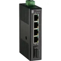 LevelOne IES-0510, Unmanaged, Fast Ethernet (10/100), Vollduplex