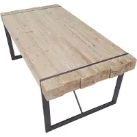 Mendler Esszimmertisch MCW-A15, Esstisch Tisch, Tanne Holz rustikal massiv MVG- naturfarben 80x200x90cm