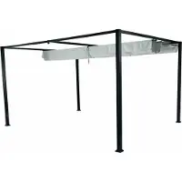 Gardamo Sky Pavillon 300x400 cm, hellgrau