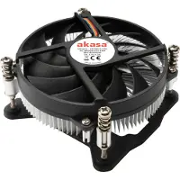 Akasa AK-CC6308EP01 Low Profile CPU-Kuehler - 92mm, Rückenplatte, 9,6 cm, 800 RPM, 2800 RPM, 37,6 dB, 36,28 cfm