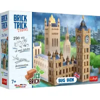 Trefl Brick Trick Travel - Big Ben, Bausteine, 7 Jahr(e), Holz, 290 Stück(e), 1,79 kg