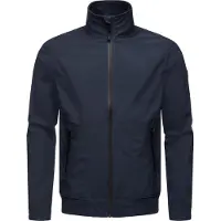 Ragwear Outdoorjacke "Collwie" ohne Kapuze wasserdichte Herren Übergangsjacke mit hohem Kragen