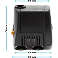 SunSun HJ-531 ECO Aquarium Pumpe 350 L/h 5 W kleine Aquariumpumpe Mini Aquarium