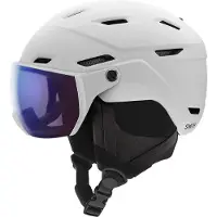Smith Skihelm Survey EU Matte White Chromapop Photocromatic Unisex Rose Flash-L