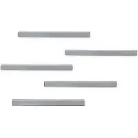 Durable MagnetleisteDurafix Rail, B 210 x H 17 mm, selbstklebend, blasenfreie Optik, silber