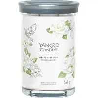 Yankee candle Weißer Gardenia-Becher Signature Kerze (weiße Gardenie) – 567 g