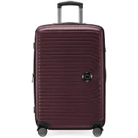 Hauptstadtkoffer - Mitte - Mittelgroßer Koffer Trolley Hartschalenkoffer, Check-In Gepäck mit XL Erweiterung, Dopperollen, TSA-Schloss, 68 cm, 88 L,Burgund