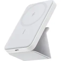 Anker PowerCore Wireless Powerbank mit MagSafe Magnet und Ständer 5.000 mAh Weiß Powerbank