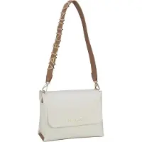 Valentino Alexia Schultertasche Weiß/Braun