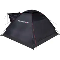High Peak Beaver 3, Camping, Festrahmen, Pyramidenzelt, 3 Person(en), Bodenwischlappen, 2,6 kg