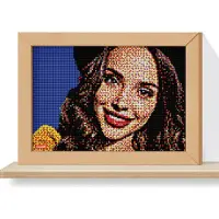Quercetti PixelArt 8 - Machen Sie ein Selfie - 9600 Teile - 0077 - - One Size - Kreatives Spielset