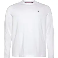 Tommy Hilfiger Big & Tall Longsleeve "BT-STRETCH SLIM FIT TEE-B mit Rundhals und Logo" unifarben, casual, slim fit, Baumwollmix, Rundhals, große Größen