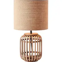 Brilliant Woodrow Tischleuchte 42cm natur 93148/09