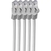 Shiverpeaks BS75511-0.5-SET5, 0,5 m, Cat7, S/FTP (S-STP), RJ-45, RJ-45, Grau