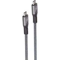 Shiverpeaks BS13-68035, 2 m, USB C, USB C, USB4 Gen 3x2, 40 Gbit/s, Grau