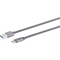 S-Impuls S/CONN maximale Konnektivität USB A-C Kabel--USB-A Adapterkabel, USB-C, 3.2 Gen 2, Pro, 1m (13-38020)