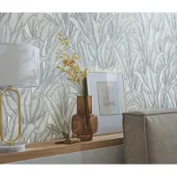 Fashion For Walls Vliestapete "Sansibar", silber (silberfarben), B:0,53m L:10,05m, Tapeten, Vliestapete, Phthalate frei