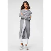 Laura scott Longstrickjacke in grau | Gr.: 32/34
