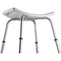 24.Se - Duschhocker - Anti-Rutsch-Duschstuhl - Höhenverstellbar - Max. 150 KG