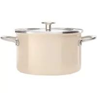 KitchenAid Steel CORE Enamel CC003266-001 Kochtopf inkl. Deckel, emailliert, 20 cm Durchmesser, Induktionsherd-geeignet