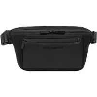 Piquadro Gürteltasche Orion Leather Bum Bag Black
