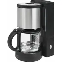 Gutfels KA 8101 swi Kaffeemaschine | Glaskanne | 4 bis 10 Tassen Fassungsvermögen | 1080 W Leistung | Edelstahl | Schwarz