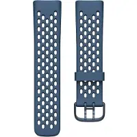 Cover-Discount Fitbit Charge 5 - Silikon Sportarmband gelöchert blau