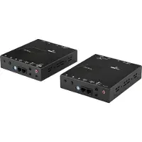 StarTech.com .com HDMI über IP Extender Set mit Videowall Unterstützung - 1080p, 1920 x 1080 Pixel, AV-Sender & -Empfänger, 100 m, Schwarz