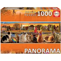 Sonstige Verlage 18001 Puzzle 1000 Katzen Am Kai