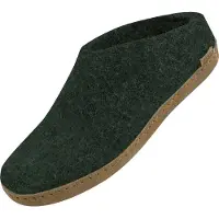 Glerups Ledersohle Pantoffeln Aus 100% reiner Naturwolle, Schützt vor Geruch, Bequem und weich zu tragen