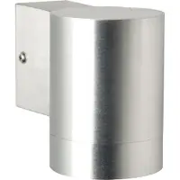 Nordlux Tin Single, Wandbeleuchtung für den Außenbereich, Aluminium, Aluminium, IP54, Fassade, Oberfläche